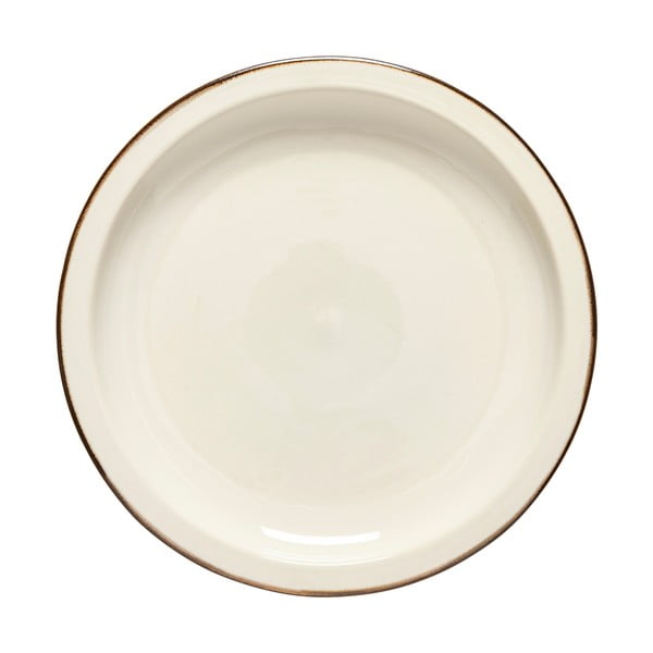 Téglavörös-bézs agyagkerámia tányér ø 26 cm Poterie – Casafina