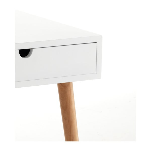 Turneta fehér fiókos tárolóasztal - Tomasucci-image-1
