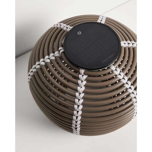 Napelemes-USB LED asztali-hordozható kültéri lámpa ø 25 cm Garoina – Kave Home-image-3
