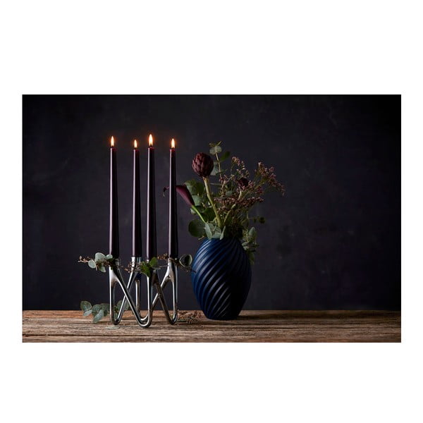 Roots ezüstszínű gyertyatartó - Morsø-image-4