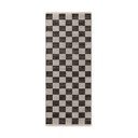 Fekete-krémszínű kétoldalas-kézi szövésű jutakeverék futószőnyeg 80x200 cm Rex – Hanse Home