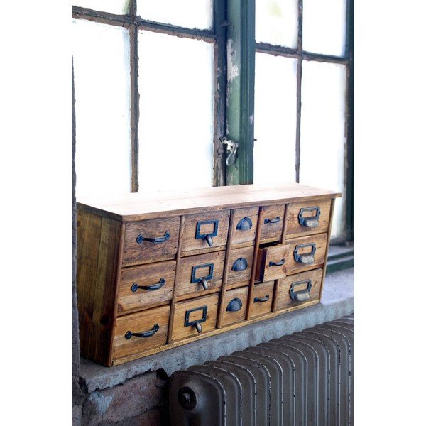 Világos natúr színű borovi fenyő függő komód 67x25x14 cm Klas – Ellos Home-image-3