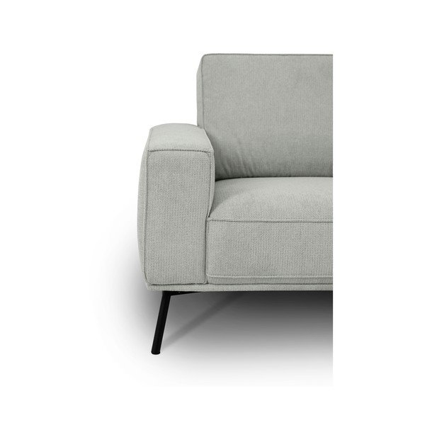 Világosszürke zsenília sarokkanapé (jobb oldali-L alakú) Amsterdam – Scandic-image-4