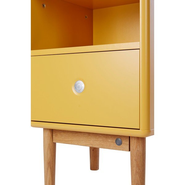 Mustársárga éjjeliszekrény Color Box – Tom Tailor-image-1