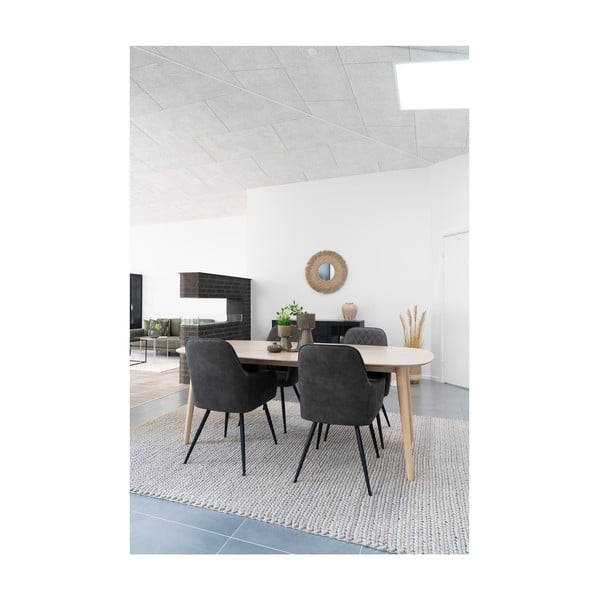 Krémszínű gyapjú szőnyeg 160x230 cm Mandi – House Nordic-image-2