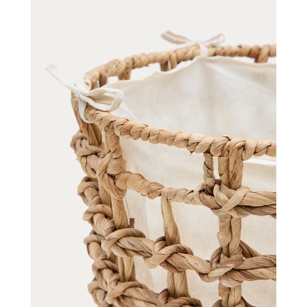 Vízijácint tárolókosár szett 2 db-os ø 38x38 cm Dilam – Kave Home-image-3