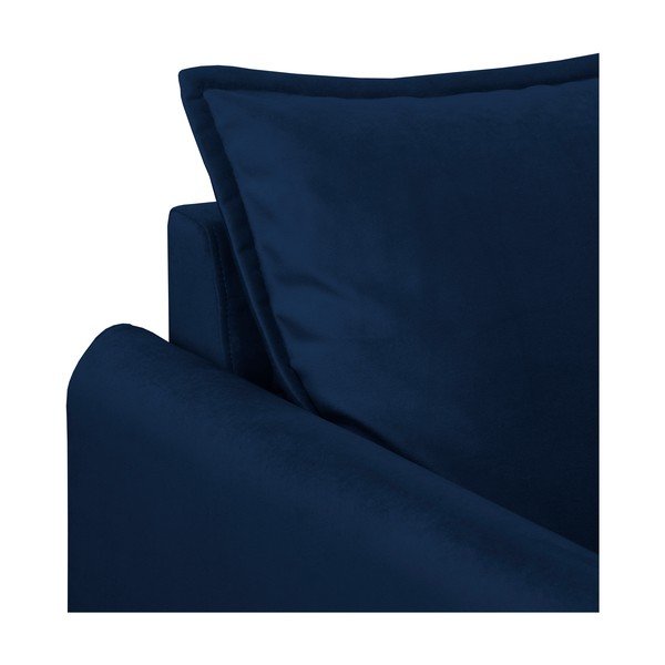 Sötétkék bársony fotel Juli – Ropez-image-4