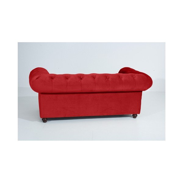 Orleans Velvet piros kanapé, 196 cm - Max Winzer-image-4
