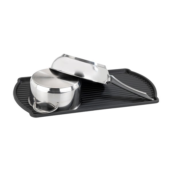 Drip Basic fekete edényszárító - Wenko-image-3