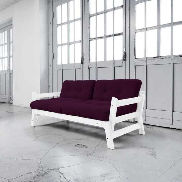 Step White/Purple Plum átalakítható kanapé - Karup
