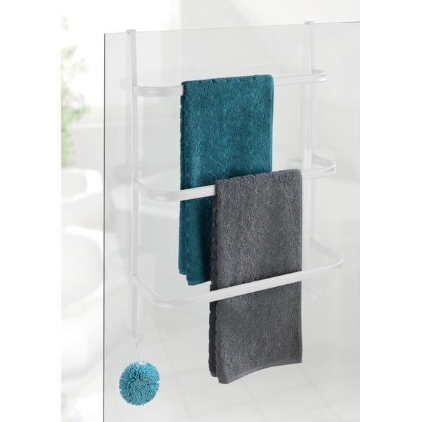 Matt fehér függő acél törölközőtartó Irpinia – Wenko-image-2