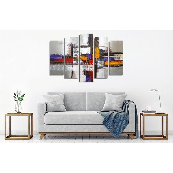 Abstract 5 részes vászon fali kép-image-2
