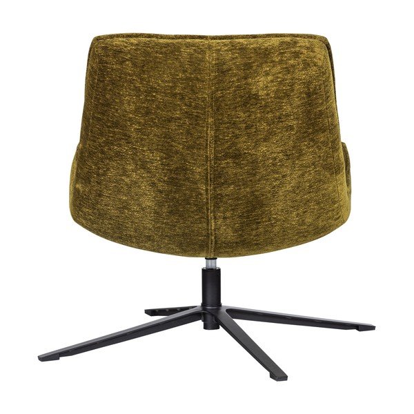 Zöld forgó zsenília fotel Maudi – WOOOD-image-4