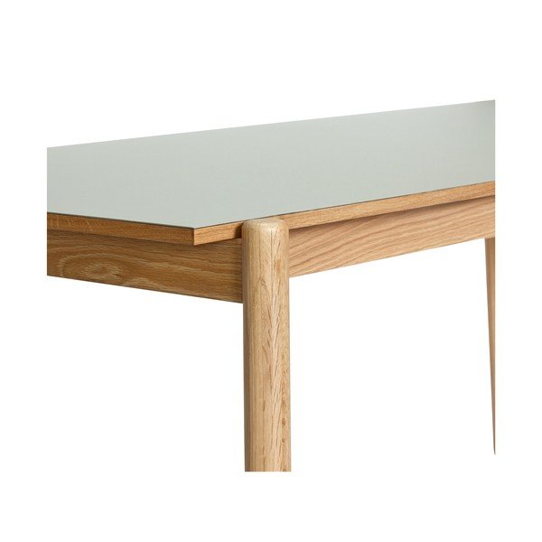 Tölgyfa étkezőasztal 107x190 cm Oblique – Hübsch-image-3