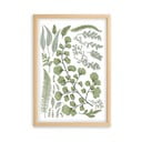 Leafes Collection kép borovi fenyő kerettel, 50 x 70 cm - Surdic