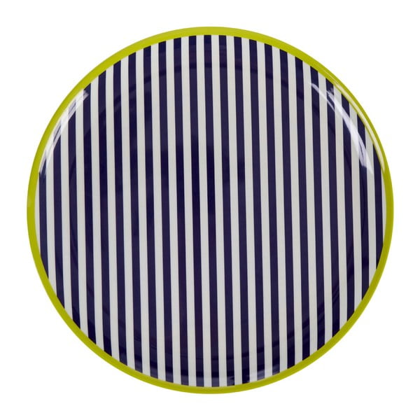 Mimo fekete-fehér csíkos tányér, ⌀ 36 cm - Premier Housewares