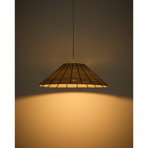 Bézs műrattan lámpabúra ø 50 cm Saranella – Kave Home-image-2