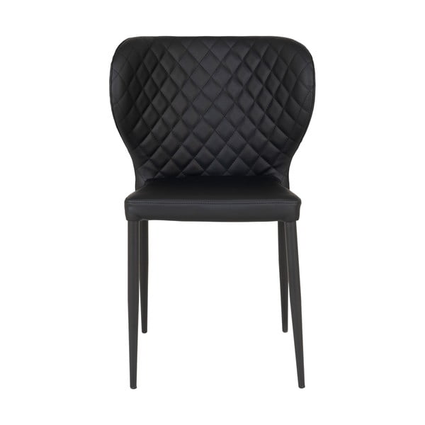 Fekete étkezőszék szett 4 db-os Pisa – House Nordic-image-3