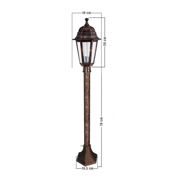 Decor Lampas bronzszínű kültéri lámpa, magasság 98 cm - Homemania-image-1