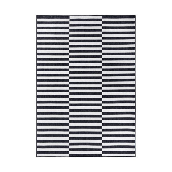 Fekete-fehér kültéri-beltéri szőnyeg 240x340 cm Viela – Hanse Home