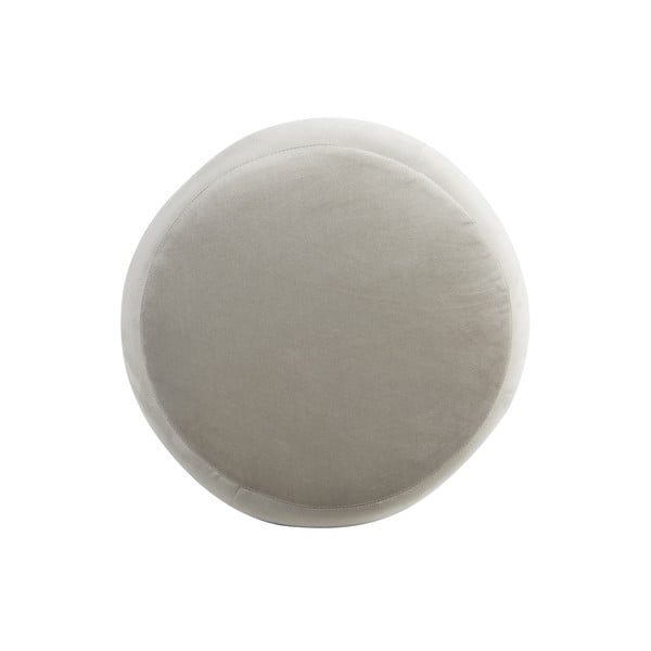 Világosszürke bársony puff Kimi – Light & Living-image-2