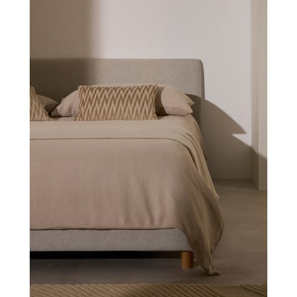 Szürke ágytámla 198x75 cm Valma – Kave Home-image-1