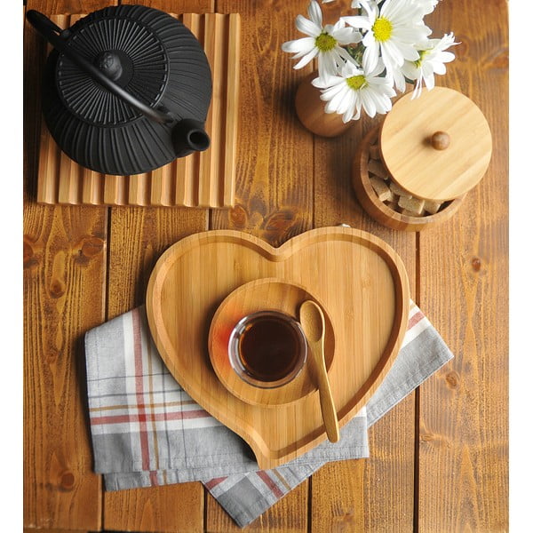 Amor bambusz tál, szélesség 23 cm - Bambum-image-2