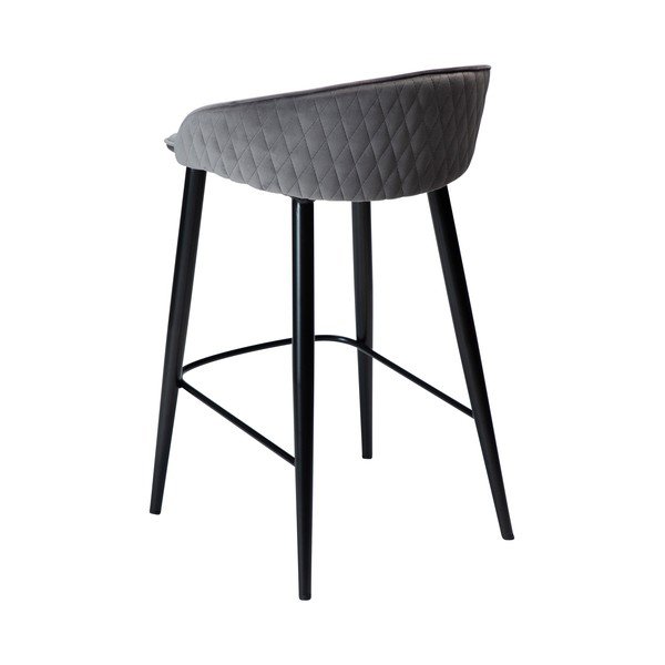 Szürke bársony bárszék 80 cm Dual – DAN-FORM Denmark-image-3