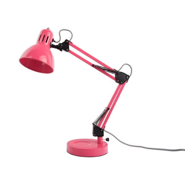 Világos rózsaszín asztali lámpa fém búrával (magasság 52 cm) Funky Hobby – Leitmotiv