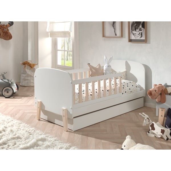 Fehér gyerekágy alatti fiók 70x140 cm Kiddy – Vipack-image-1