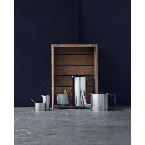 Ezüstszínű rozsdamentes acél teáskanna 1,25 l Arne Jacobsen – Stelton-image-2