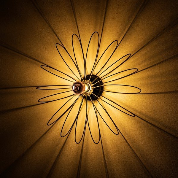 Fekete fali lámpa Hemdem – Opviq lights-image-2