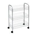 Lugano gurulós állvány, 3 db polccal - Metaltex