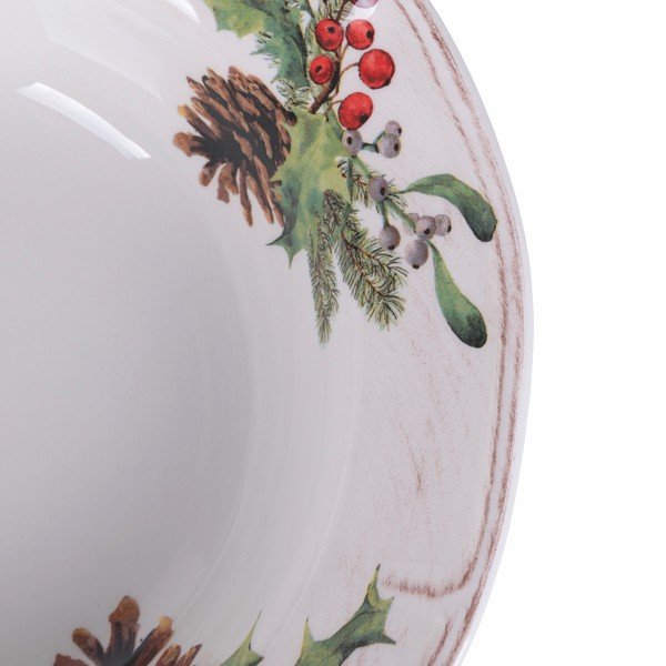 Ortisei karácsonyi kerámia tálka, ø 36 cm - VDE Tivoli 1996-image-3