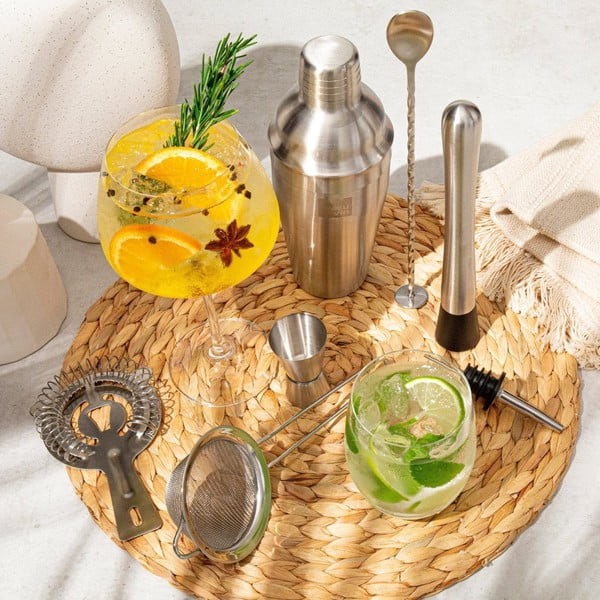 Rozsdamentes acél koktélkészítő szett Bar in Box – VacuVin-image-2