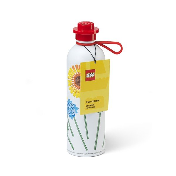 Piros-fehér fém gyerek termosz 560 ml Botanicals – LEGO®-image-1
