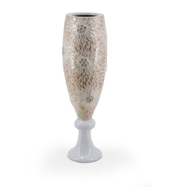 Mosaic gyöngyházfényű váza, magasság 57 cm - Moycor
