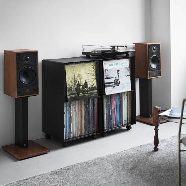 Fekete fém gurulós polcos állvány 40x73x38 cm Tower – YAMAZAKI-image-3