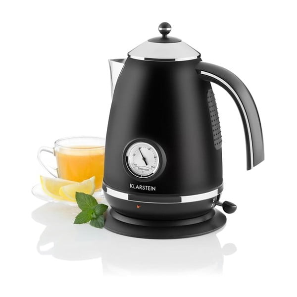 Aquavita Chalet fekete vízforraló - Klarstein-image-2