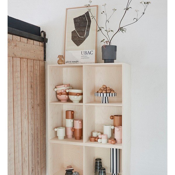 Világos rózsaszín porcelán szervírozó tálka Inka – OYOY Living Design-image-1
