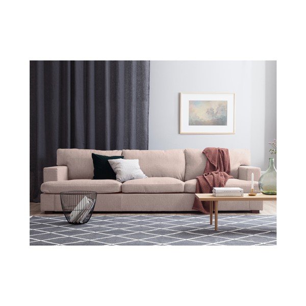 Daphne világos rózsaszín kanapé, 235 cm - Windsor & Co Sofas-image-2