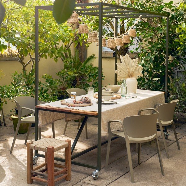 Kerti étkezőasztal 97x220 cm Blue Sky – vtwonen-image-1