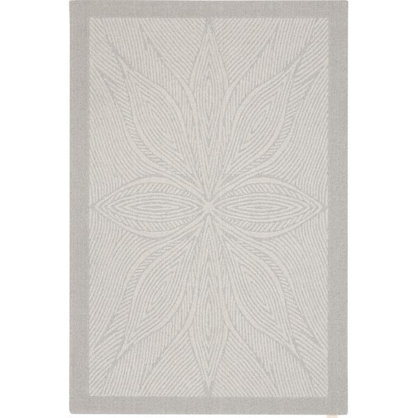 Világosszürke gyapjú szőnyeg 160x230 cm Tric – Agnella