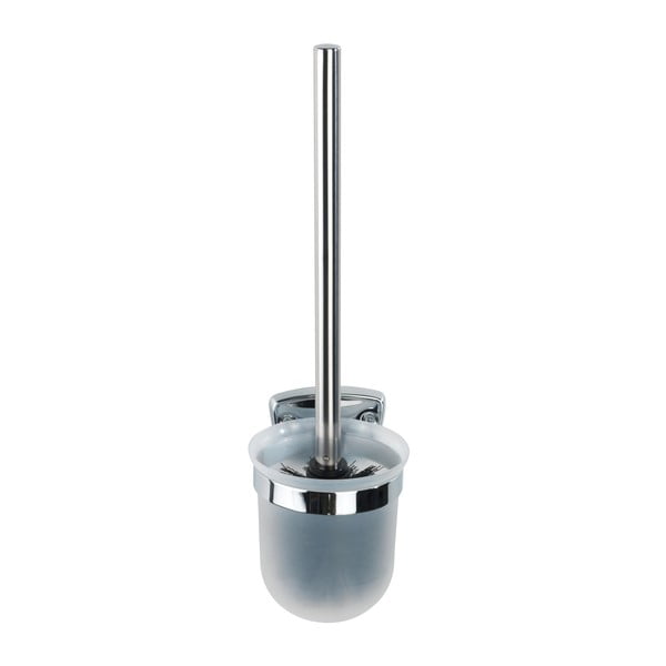 Basic falra szerelhető WC-kefe rozsdamentes acél fogantyúval - Wenko-image-2