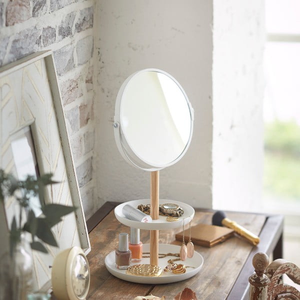 Kozmetikai tükör ø 17,5 cm Tosca – YAMAZAKI-image-1