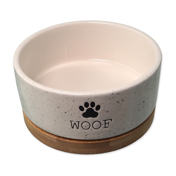 Kerámia tálka kutyáknak ø 13 cm Dog Fantasy WOOF – Plaček Pet Products