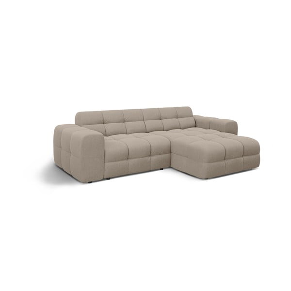 Barna sarokkanapé (jobb oldali-heverő résszel) Kendal – Micadoni -image-3