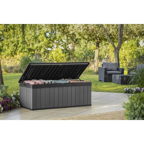 Szürke kerti tárolódoboz Darwin – Keter-image-2