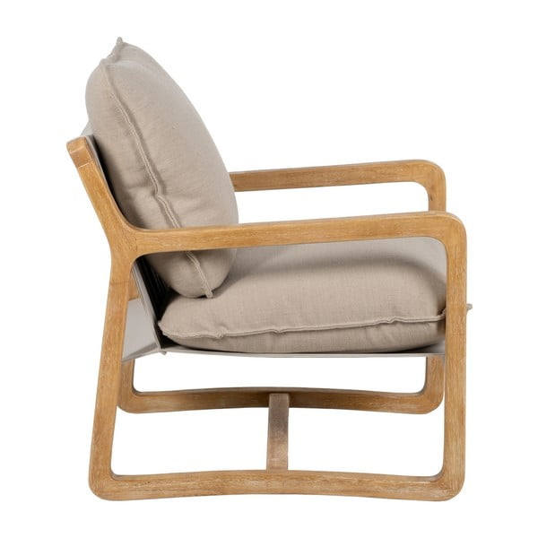 Bézs-natúr színű fotel – Ixia-image-2