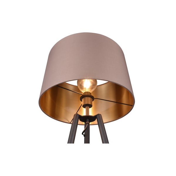 Fekete állólámpa polccal (magasság 152 cm) Colette – Reality-image-1